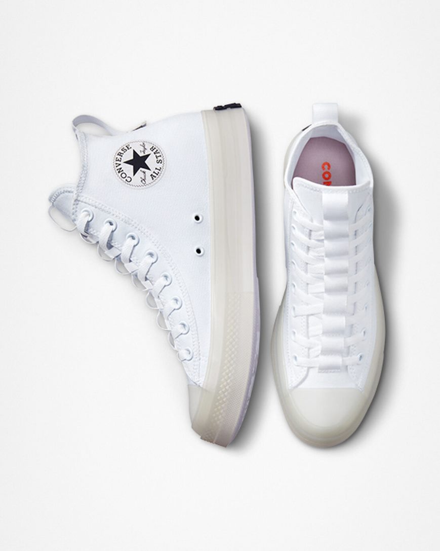 Tenisky Vysoke Converse Chuck Taylor All Star CX Explore Panske Biele Čierne | SK Q11IWJ4